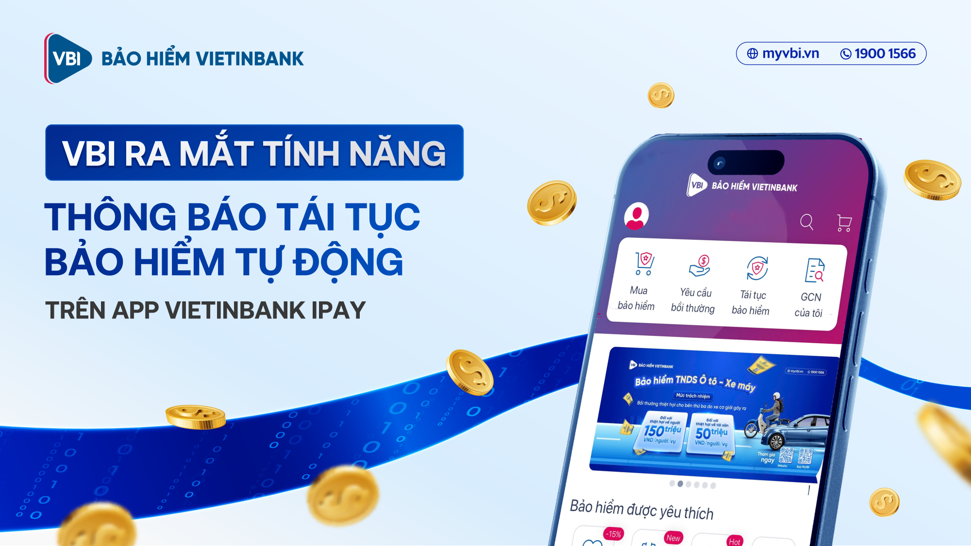 VBI ra mắt tính năng thông báo tái tục trên ứng dụng VietinBank iPay